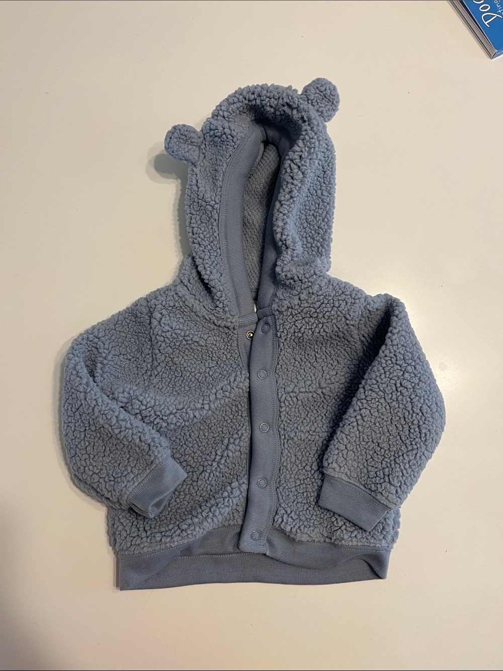 Carter’s bear button up fleece